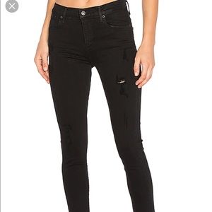 AGOLDE Sophie High Rose Cropped Jean